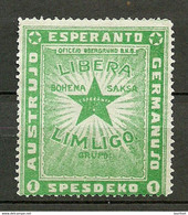 ESPERANTO Vignette Poster Stamp (*) - Esperanto