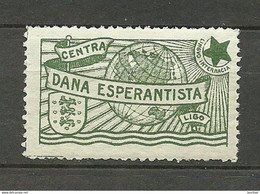 ESPERANTO Denmark Dänemark Vignette Poster Stamp MNH - Esperanto