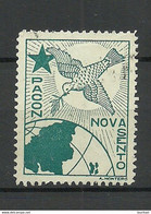 ESPERANTO Vignette Poster Stamp (*) Peace Pax Dove Taube Reklamemarke - Esperanto