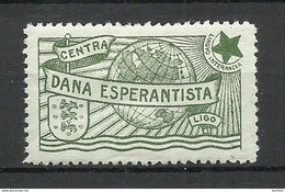 ESPERANTO Denmark Dänemark Vignette Poster Stamp * - Esperanto