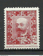 Deutschland Dresden ESPERANTO Vignette Poster Stamp Advertising Reklamemarke Zamenhof * - Esperanto