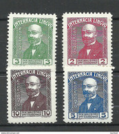 ESPERANTO Vignetten Poster Stamps Advertising Reklamemarken Zamenhof * - Esperanto