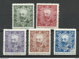 Deutschland Dresden ESPERANTO Vignetten Poster Stamps Advertising Reklamemarken Zamenhof * - Esperanto