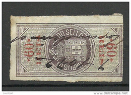 PORTUGAL Fiscal Revenue Stamp Imposto Do Sello Steuermarke 60 Reis O - Gebruikt