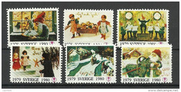 SCHWEDEN 1979/80 Christmas Weihnachten Tuberculosis - Neufs