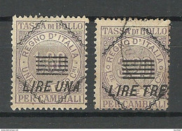 ITALIA ITALY Revenue Tax Fiscal Marca Da Bollo O - Revenue Stamps