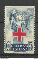 ITALY Old Vignette Red Cross Roter Kreuz * - Cruz Roja