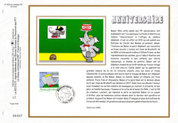 " BABAR " Sur Feuillet CEF Sur Soie De 2006. N° YT 3927. FDC A SAISIR ! - Comics