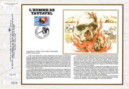 ✅ " L'HOMME DE TAUTAVEL " Sur Feuillet CEF Sur Soie De 1992 N° YT 2759 FDC - Preistoria