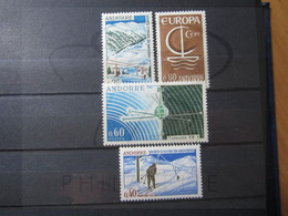 VEND BEAUX TIMBRES D ' ANDORRE FRANCAIS , ANNEE 1966 , XX !!! (d) - Années Complètes