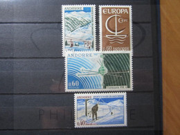 VEND BEAUX TIMBRES D ' ANDORRE FRANCAIS , ANNEE 1966 , XX !!! (f) - Années Complètes