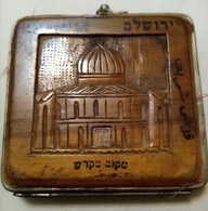 Palestinian Rare Vintage Cigarette Holder  Case Antique Collectable Jerusale , Alquds Alsharif .darfa - Etuis à Cigarettes Vides