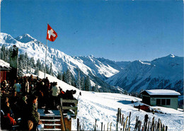 Klosters-Madrisa, Bergrestaurant Saaser-Alp Mit Aelpelti (524) * 23. 3. 1973 - Saas Im Prättigau