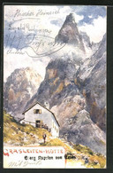 Künstler-AK Edward Theodore Compton: Grasleiten-Hütte Mit Gebirgswand - Compton, E.T.