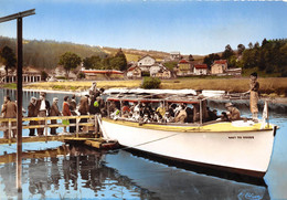 25-SAUT-DU-DOUBS- EMBARCADERE POUR LE SAUT DU DOUBS ET BATEAU DE L'HÔTEL DE L'UNION - Autres & Non Classés