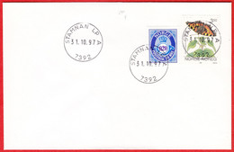 NORWAY -  7392 STAMNAN LP A (Trøndelag County) - Last Day/postoffice Closed On 1997.10.31 - Emisiones Locales
