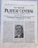 LA REVUE DU PLATEAU CENTRAL AVRIL 1932 AUVERGNE - Auvergne