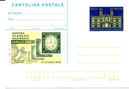 ITALIA CARTOLINA POSTALE  - MOSTRA FILATELICA NAZIONALE KARALIS 2006  NUOVA - Interi Postali