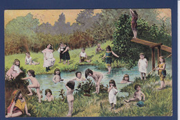 CPA Surréalisme Bébés Multiples Photo Montage Circulé - Cartes Humoristiques