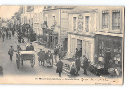 CPA 61 Le Mesle Sur Sarthe Grande Rue - Le Mêle-sur-Sarthe