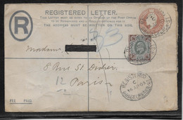 Grande Bretagne - Entiers Postaux Pour Paris - Stamped Stationery, Airletters & Aerogrammes