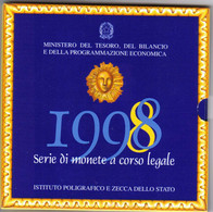 ITALIA Divisionale 1998 Bernini 12 V CON 1000 Lire AG Fdc Confezione Esterna Un Pò Rovinata - Jahressets & Polierte Platten