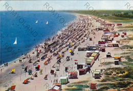 CARTOLINA  MARINA DI RAVENNA,EMILIA ROMAGNA,LA SPIAGGIA,RIVIERA ADRIATICA,LUNGOMARE,ESTATE,VACANZA,BARCHE,VIAGGIATA 1959 - Ravenna