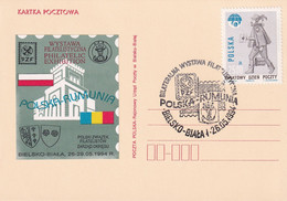 A8172- PHYLATELIC EXHIBITION POLAND-ROMANIA, BIELSKO BIALA 1994, POLSKA STAMP - Briefmarkenausstellungen