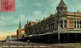 WILLIAM STREET FROM QUEEN'S HALL  PERTH    WA     AUSTRALIA - Perth