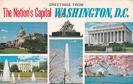 A8184 - WASHINGTON D.C. US CAPITOL, WHITE HOUSE,MONUMENTS, LINCOLN MEMORIAL, 1979 AIR MAIL USA STAMPS, SENT TO ROMANIA - Brieven En Documenten