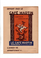 Protège-cahiers Offert Par Le Café Martin Eugène Martin Paris Avec Table De Multiplication Au  Verso - Format : 24x18 cm - Protège-cahiers