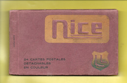 06 - NICE . CARNET DE 22 CPA - Réf. N°31751 - - Loten, Series, Verzamelingen