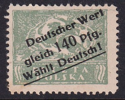 POLAND 1920 Propaganda Labels 140pfg Mint No Gum - Unclassified