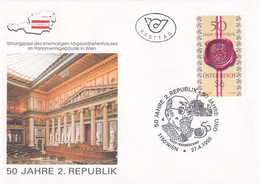 A8190 - THE 2ND REPUBLIC PARLIAMENT, ERSTTAG 1995  REPUBLIC OESTERREICH USED STAMP ON COVER AUSTRIA - Cartas & Documentos