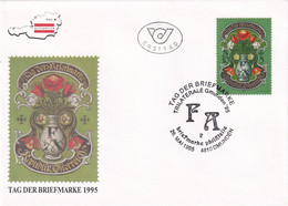 A8198 - ERSTTAG, NATIONAL STAMP DAY 1995  REPUBLIC OESTERREICH USED STAMP ON COVER AUSTRIA - Lettres & Documents