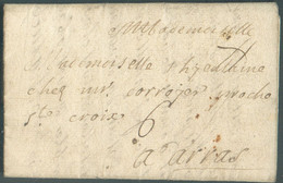 LAC De LOUVAIN le 6 Mai 1704 Vers Arras; Port '6' Sols (encre). Belle Fraîcheur. - TB - 18240 - 1621-1713 (Spanish Netherlands)