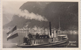 Carte Photo -Hallstatt - Bateau - Hallstatt