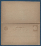 Hongrie - Entiers Postaux - Postal Stationery