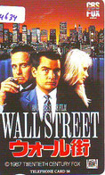 Télécarte Japon *WALL STREET * (4634) MOVIE * JAPAN Phonecard * Kino - Kino