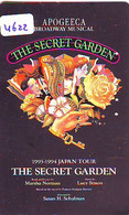 Télécarte Japon * THE SECRET GARDEN Musical * (4622) MOVIE * JAPAN Phonecard * Kino - Kino