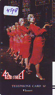 Télécarte Japon * CINEMA * 42ND STREET *  (4598) MOVIE * JAPAN Phonecard * Kino - Kino