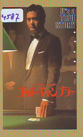 Télécarte Japon * CINEMA * FILM * GOD Of GAMBLERS *  (4587) MOVIE * JAPAN Phonecard * Kino - Kino