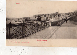 MALTA LOWER BARRACCA (CARTE PRECURSEUR ) - Malte