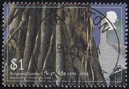 Bermuda 1998 Used Sc #766 $1 Banyan Tree Botanical Gardens Centenary - Bermuda