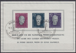 DDR Block 15 Einweihung Der Nationalen Gedenkstätte Buchenwald - 1950-1970