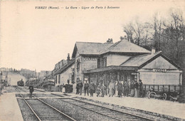 VIERZY - La Gare - Ligne De Paris à Soissons - Otros Municipios