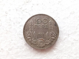 #62 Bulgaria 100 Leva 1937  Silver Uncleaned - Bulgarie