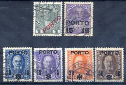 AUSTRIA 1916-17 Postage Due Overprint Set Used.  Michel 58-63 - Impuestos