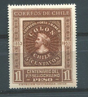 CILE 1953 CORREOS - Cinderellas