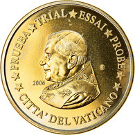 Vatican, 50 Euro Cent, 2006, Unofficial Private Coin, FDC, Laiton - Essais Privés / Non-officiels